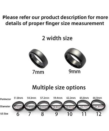 COLMO Tesla Smart Ring Tesla Key Ring Accessories Key Card Model Y Key Fob Replacement Ceramic RFID Smart Ring for Man and Woman Tesla Model 3 Accessories Fast Delivery (US9  Black Nologo-7mm) 7mmUS9NoLogo - Buy Online on GoSupps.com