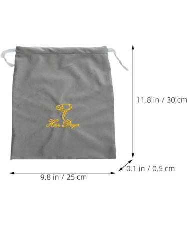 Baluue 3pcs Hair Dryer Bags Travel Drawstring Hairdryer Bags Storage Pouches for Curling Iron Straightener Brush Tools M - Buy Online on GoSupps.com