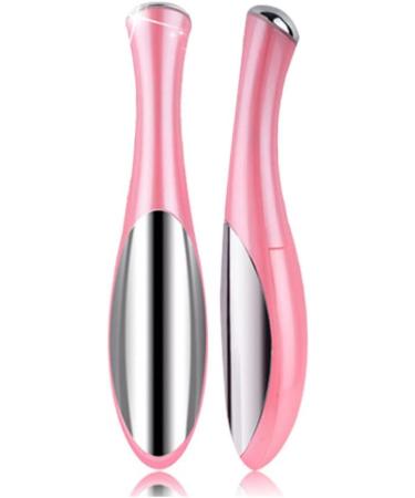 Eye Massage Pen - Home Eye Massager for Dark Circles & Bags | Eye Care Beauty Instrument (White & Pink) - Shop Internationally - Buy Online on GoSupps.com