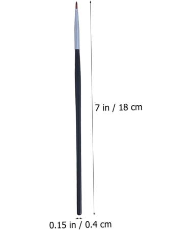Baluue 5pcs Fine Eyeliner Brush Makeup Eyeliner Brush Thin Eyeliner Brush Make up Brushes Gels Fiber Black - Buy Online on GoSupps.com