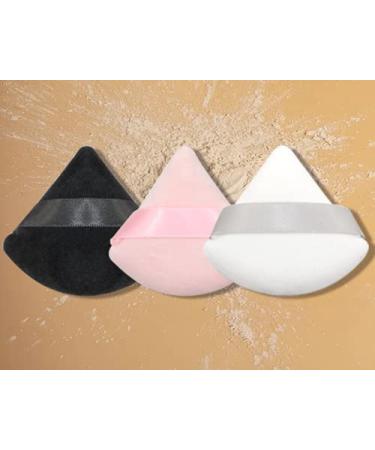 WOIWO 3 PCS Triangle Dry Powder Puff - 360 No Dead Corner Pointy Makeup Tool for Flawless Application - Buy Online on GoSupps.com