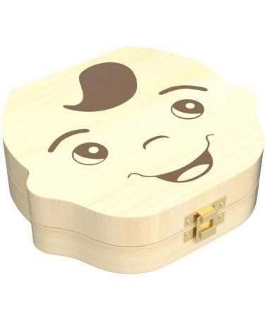 Original Zrilubkrelz Wooden Tooth Box for Children | German Milk Tooth Keepsake Gift | Personalized with Letter | 2 Versions for Boys & Girls - Buy Online on GoSupps.com