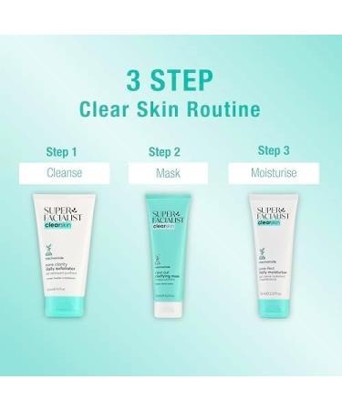 Super Facialist On The Spot Clarifying Gel - Spot Treatment for Acne with 10% Niacinamide Tea Tree Oil & Prebiotics Vegan Friendly 15ml - Buy Online on GoSupps.com