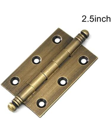 Door Hinge 5 Pcs Antique Brass Decorative Cabinet Hinges Kitchen Cupboard Door Butt Hinges Door Lock Accessories (Size : 2 inch) (2.5 Inch) - Buy Online on GoSupps.com