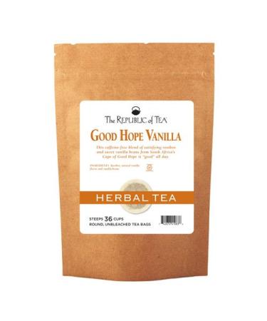 Republic of Tea Good Hope Vanilla Tea - 36 Non-Caffeinated Rooibos Tea Bags - Buy Online on GoSupps.com