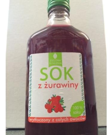 100% Jus de framboise pressé à partir de fruits entiers 200ml Zielona tlocznia