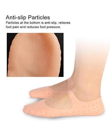 Moisturizing Silicone Gel Socks for Plantar Fasciitis Relief | Anti-Crack Foot Care | International Shipping Available - Buy Online on GoSupps.com