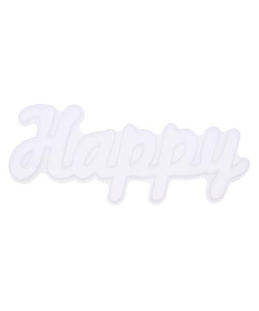 Anneome 1pc Crystal Epoxy Mold Resin Epoxy Silicone Molds Diy Epoxy Molds Craft Mold House Number Front Door As Shown 22.6X9X1.2CM