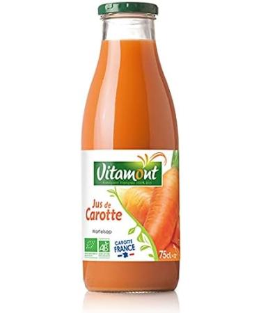 Vitamont - Organic French Carrot Juice 75Cl - Unit - Buy Online on GoSupps.com