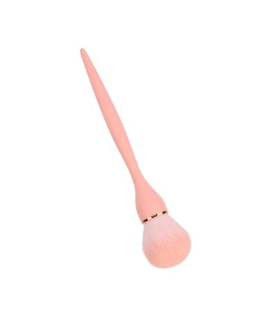 Professional Makeup Blush Brush Synthetic Fiber Loose Brush for Women Compact & Lightweight Cosmetic with Easy Coloring Non Slip Handle for Accurate Color () Pink
