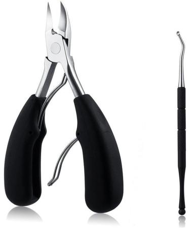 INSGB - Toenail Clippers with Toenail Lifter Manicure Set for Thick or Ingrown Toenails Baby Nail Clippers Nail Cutter Toe Nail Clippers for Thick Nails Pedicure Sets for Feet Nail Kit - Buy Online on GoSupps.com