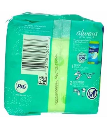 Always Size 2 Ultra Thin Long Super Pads - 16 Count | Absorbent & Comfortable - Buy Online on GoSupps.com