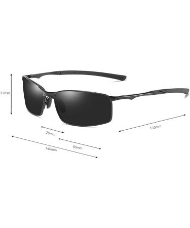 Men's Full Reading Sunglasses 2.5x for Outdoor Driving - Black Presbyopic Goggles - Buy Online on GoSupps.com