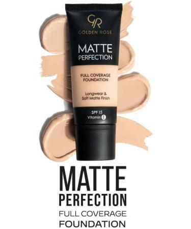  Golden Rose Golden Rose Matte Face Matte Foundation with SPF15 N4 - Buy Online on GoSupps.com