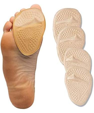 ZenToes High Heel Comfort Pads - Gel Cushions for Ball of Foot Pain - 2 Pairs - Women's Shoe Inserts - Buy Online on GoSupps.com
