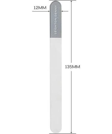 LEIGHTON DENNY Set of 2 Small Crystal Nail Files (135mm) with Cases - Buy Online on GoSupps.com
