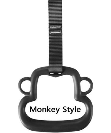 Let'sGood Monkey Style Ninja Gymnastic Rings - 3 PCS Swing Bar Monkey Rings with Hanging Straps for Backyard Ninja Warrior Obstacle Course - Buy Online on GoSupps.com