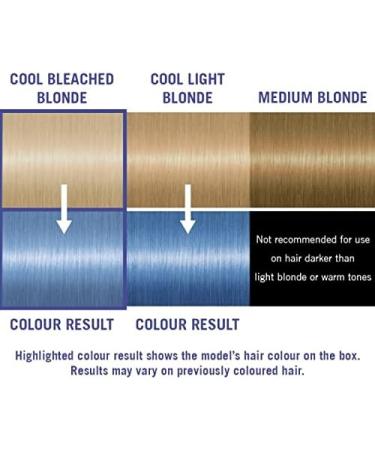 Pastel Blue Hair Dye - Semi-Permanent Denim Steel | Lasts Up To 8 Washes | 1 Count - Buy Online on GoSupps.com