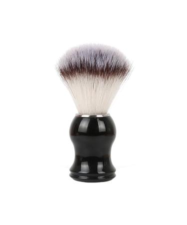 Aiweijia Shaving Brush Synthetic Shaving Tool Shave Brush for Men Hair Salon Tool Gifts Home Travel Black