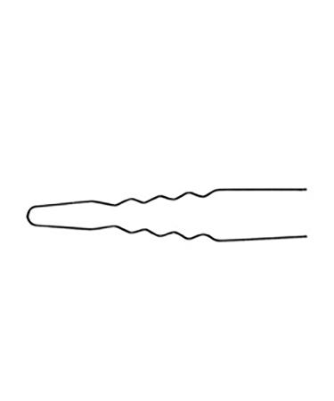 Comair 3150056 curling pins thin bag of 50 65 x 0.55 mm black