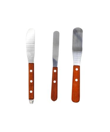 HEALLILY Plaster Alignment Spatula and Mixing Modeling Lab Restorative Instruments 3pcs