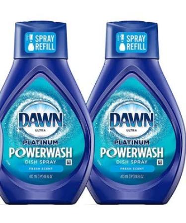 Dawn Platinum Powerwash Dish Spray, Dish Soap, Apple Scent, 16 fl oz.,(2 Pack )