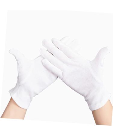 ULTECHNOVO 24 Pairs Cotton Gloves Spa Gloves Dry Hands Gloves The Ove Glove Moisturizing Hand Gloves Hair Salon Gloves Industrial Gloves Lab Glove Gloves Hair Coloring Protection White Work - Buy Online on GoSupps.com