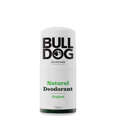 Bulldog Skincare Original Roll On Natural Deodorant White Patchouli 75 ml Original 1 count (Pack of 1)