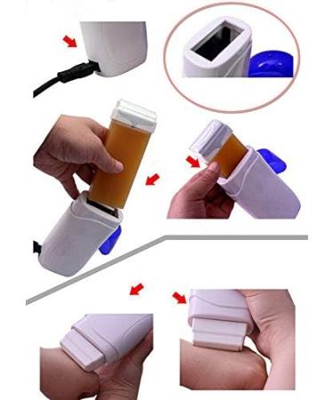 Professional Roll On Waxes Value Pack (6 Pack) Pink Hair Removal Wax Cartridge Pink wax Depilatory Wax Roller - Buy Online on GoSupps.com