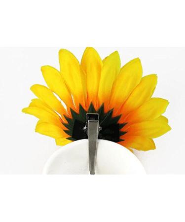 Vasana 6-Piece Sunflower Hair Clips for Women & Girls | Slipproof Crocodile Hairpins | Perfect Hairstyling Accessories for Parties Beach Vacations & Weddings - Buy Online on GoSupps.com