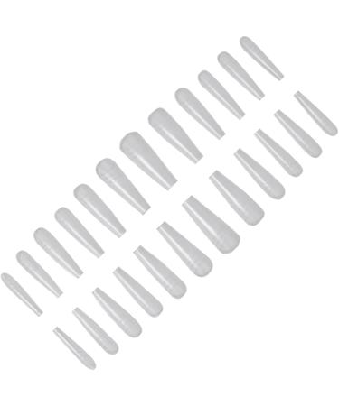 AJTUTUS Long Clear Tips Tips Guiding Line Tips Full Cover Tips with Positioning Line for - Buy Online on GoSupps.com