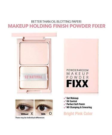 So Natural Makeup Holding Finish Powder Fixer - Bright Pink | Long-Lasting Formula - Buy Online on GoSupps.com