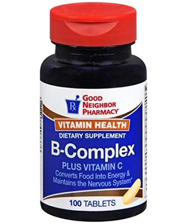 GNP Vitamin Health B-Complex Plus Vitamin C (100 Tablets)