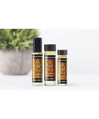 Frankincense and Myrrh Anointing Oil - 1/2 oz for Daily Prayer, Ceremonies, Blessings - Buy Online on GoSupps.com