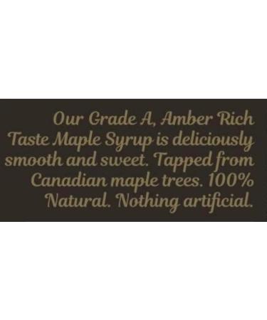 Maple Syrup - 100% Pure Canadian Maple Syrup Grade A Amber Rich Maple Syrup with Caramel Taste - Great for Pancakes Waffles and Baking 330ml - Buy Online on GoSupps.com