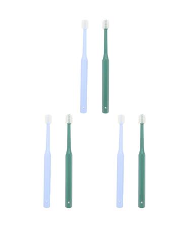 Mipcase 6 Pcs Pet Toothbrush Puppy Toothbrush Cat Toothpaste Portable Cat Toothbrush Work Clean Cat Mouth Assorted Colorx3pcs 1 count (Pack of 1)