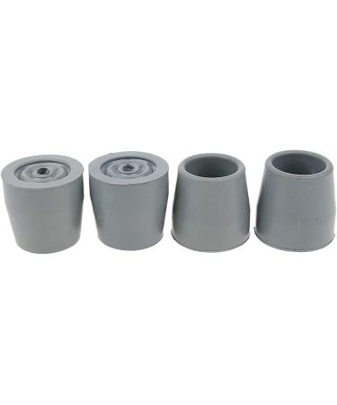 4Pcs Anti-Slip Walking Stick Ferrules Cane Crutch Rubber Pad Heavy Duty End Bottoms Protector for Disabled Elder Present Black A - Buy Online on GoSupps.com