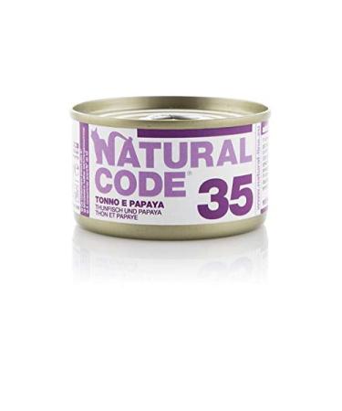 NATURAL CODE Natural Code Cooking water 85 gr 35 tuna and papaya