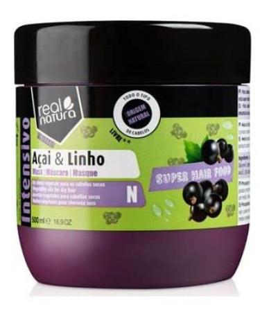 Real Natura Super Hair Food A ai and linen stacking mask 500 ml