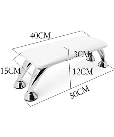 Floahazz Hand Rest Pillow Leather Nail Hand Cushion Manicure Pillow Use Nail Art Hand Cushion White - Buy Online on GoSupps.com