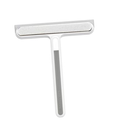 KONTONTY Wiper Cleaning Brush Razor Scraper Window Screen Cleaner Squeegee for Car Windows Silicone Spatula Turner Auto Glass Cleaner Floor Cleaner Shower Bathroom White Inflatable Rojas Pp