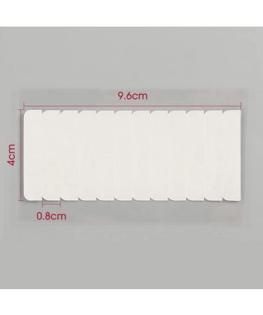 solicitous 240 Tabs/Lots 20 Sheets No Shine White Adhesive Tape Fixed Wig Glue Strips Waterproof for Toupees/Lace Wig - Buy Online on GoSupps.com
