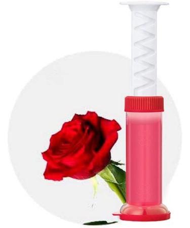 Toilet Gel Stamp Flower Fragrance Bathroom Deodorizer Bowl Cleaner Toilet Wand Stops Limescales and Stains with Air Freshening Deodorizing Clean Red - Buy Online on GoSupps.com
