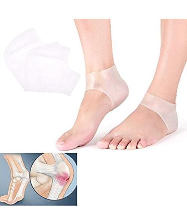 Moisturizing Heel Support Gel Sleeves for Pain Relief & Cracked Heel Repair - JERN for Men & Women - Buy Online on GoSupps.com