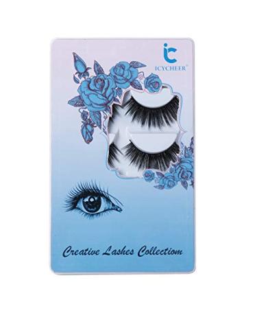 Buy ICYCHEER 5 Pairs 3D Artificial Eyelashes - Long Thick Soft & Luxurious Wispy Faux Lash Extensions (TW08) - International Shipping Available - Buy Online on GoSupps.com