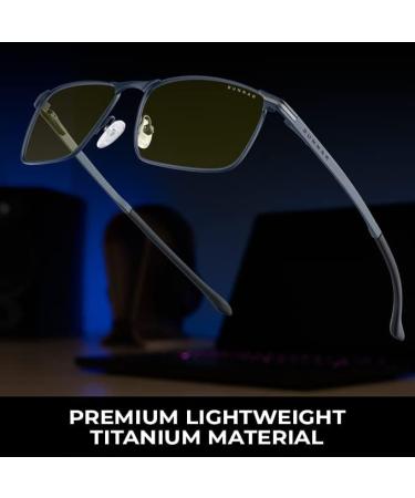 Gunnar Gaming Glasses Mendocino Midnight Blue Amber - Enhanced Vision & Eye Protection for Gamers - Shop Now! - Buy Online on GoSupps.com