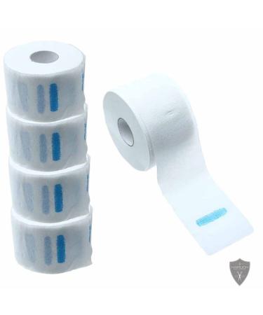 Hairlich Barbershop Hairdressing Collars for Protection Against Hair Hygienic Neck Protection Disposable Crepe Paper for Neck Hairdressing Supplies Neck Paper 1 Rod - 5 Rolls 500 Sheets