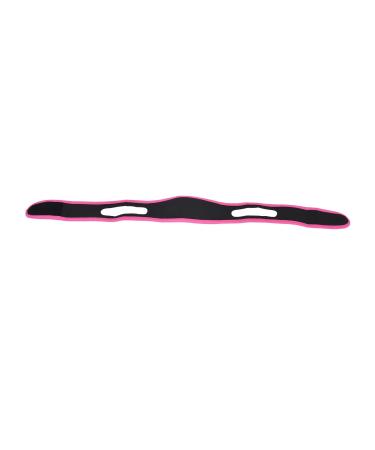 Stop Belt Chin Strap Breathable Nylon Head Band Help Sleep for Men Women Stop Belt Chin Strap Breathable Breathable Nylon (Red Black)