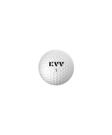 KVV High Performance Distance Golf Balls Less Ball Spin and Maximizes Distance 6 ball pack