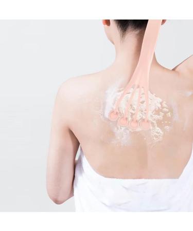 Silicone Chicken Feet Bath Brush with Long Handle for Soft Exfoliation and Massage - Buy Online on GoSupps.com